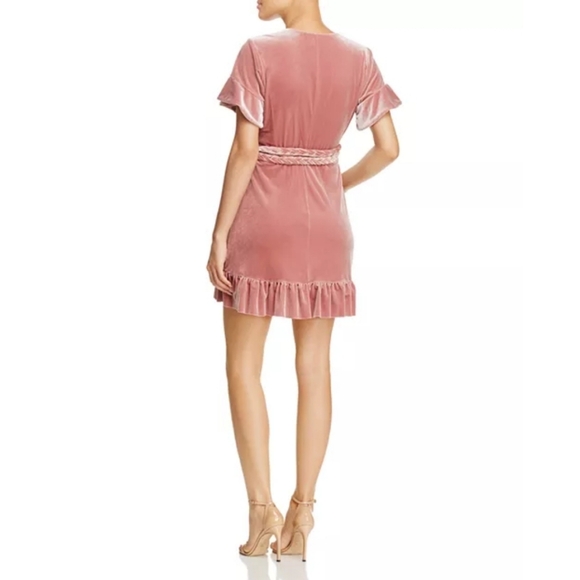 MISA Los Angeles V-Neck Mini Dress Size S - Picture 3 of 8